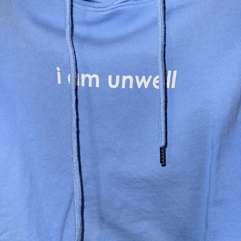 Call Her Daddy I Am Unwell Cropped Hoodie - Picture 6 of 9